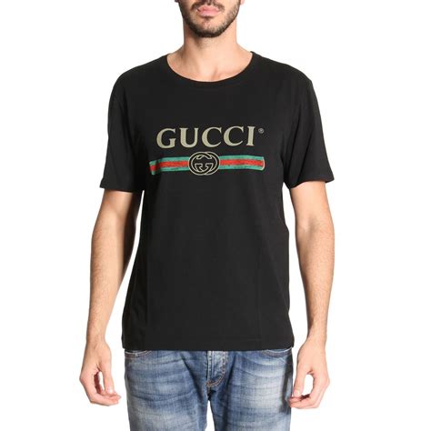 black gucci shirt women|gucci t shirt black men.